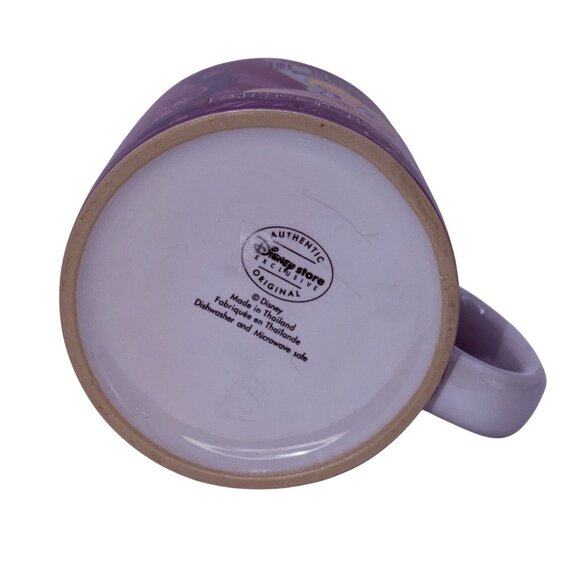 Tinker Bell English Tea Mug Disney Store Exclusive Ceramic Purple Design - Picture 5 of 5